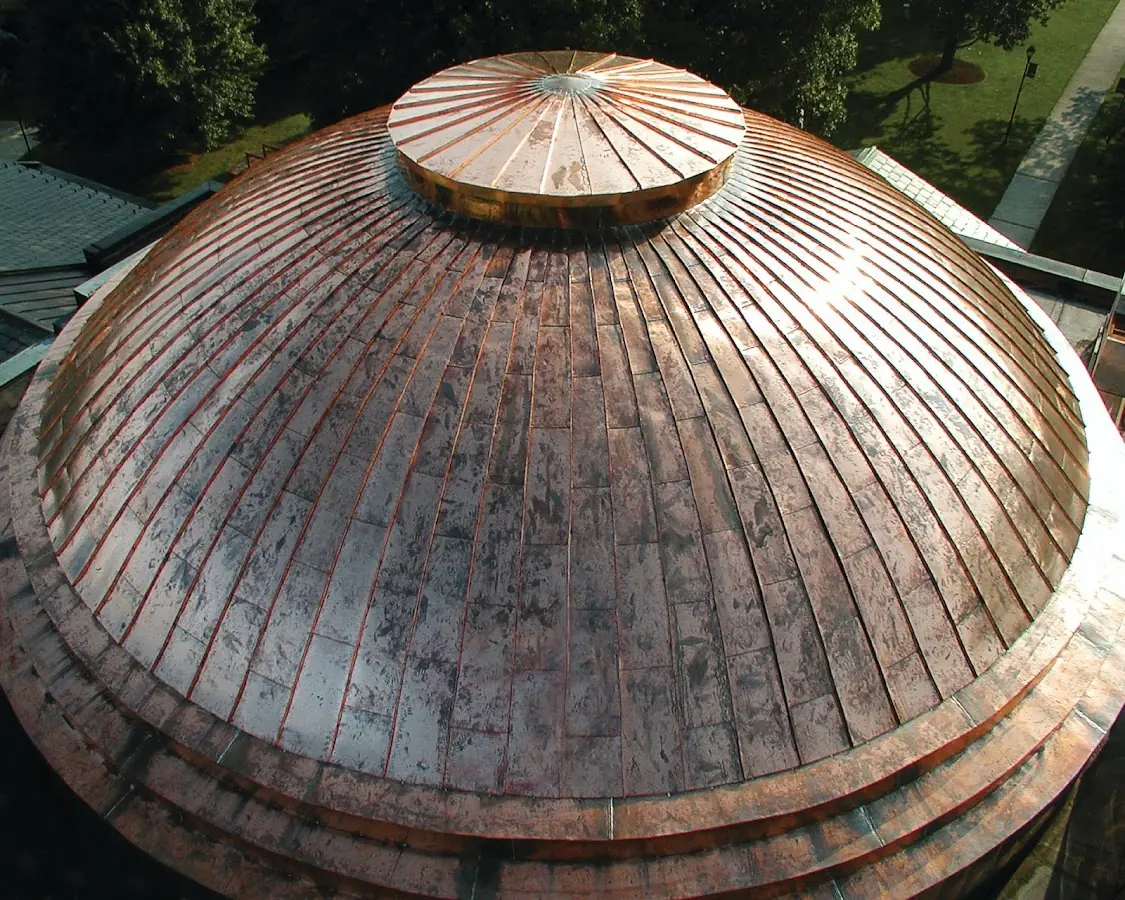 Craftsman Roofing crew installing a new roof in Beresford Hall